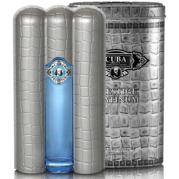 Cuba Prestige Platinum Hombre 90ml Edt Perfums Des Champs