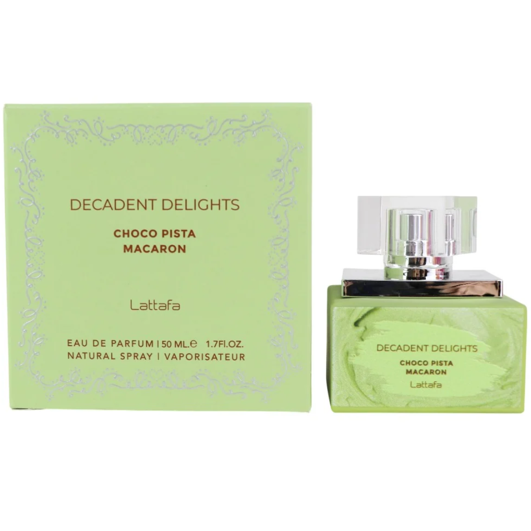 Decadent Delights Choco Pista Macaron Unisex 50ml Edp Lattafa