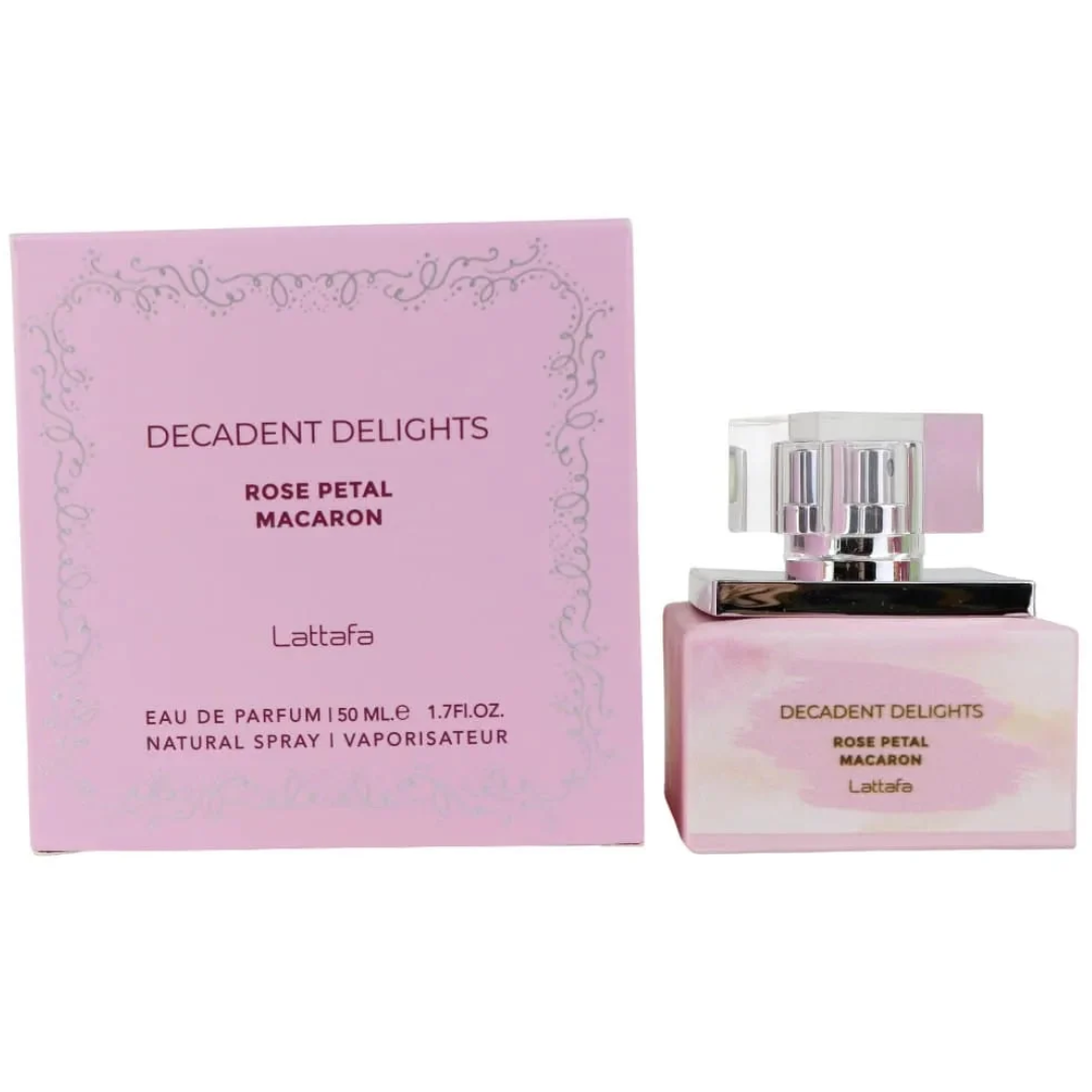 Decadent Delights Rose Petal Macaron Unisex 50ml Edp Lattafa