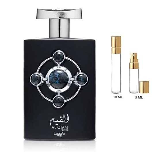 Decant Al Qiam Silver Unisex Edp Lattafa · 100 ml