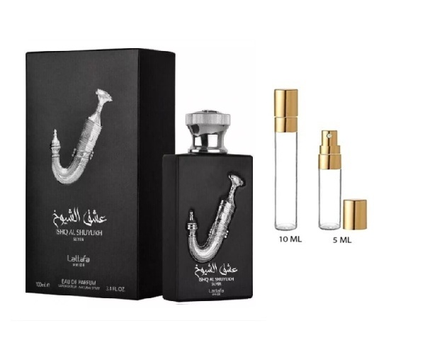 Decant Ishq Al Shuyukh Silver Unisex  Edp Lattafa · 5 ml