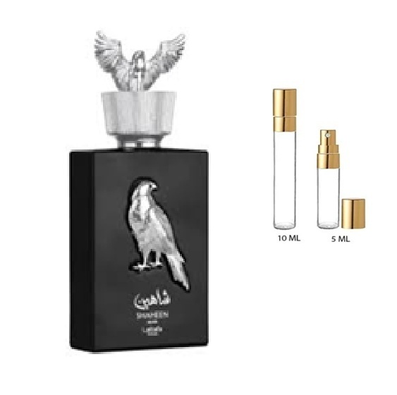 Decant Shaheen Silver Unisex Edp Lattafa · 10 ml