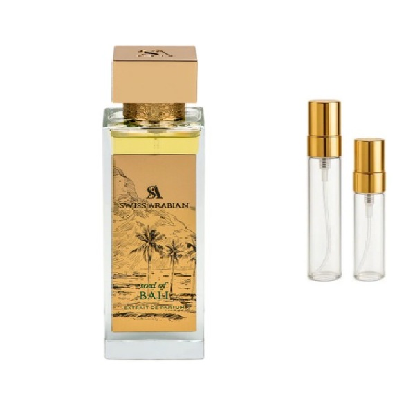 Decant Soul Of Bali Unisex Perfum Swiss Arabian · 10 ml