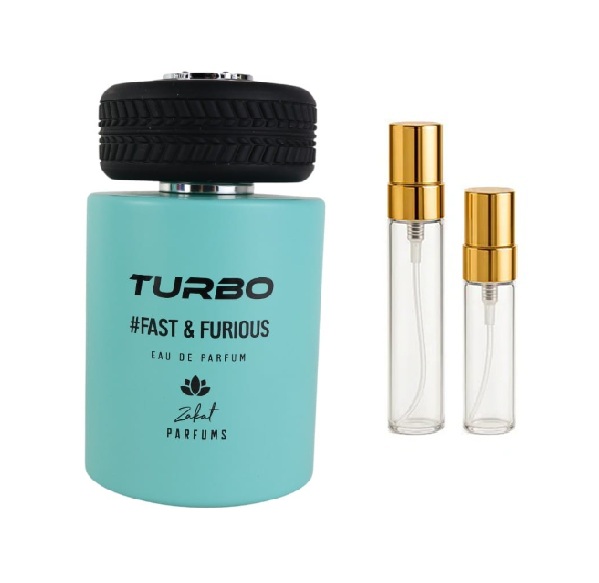 Decant Turbo #fast & Furious Hombre Edp Zakat · 10 ml