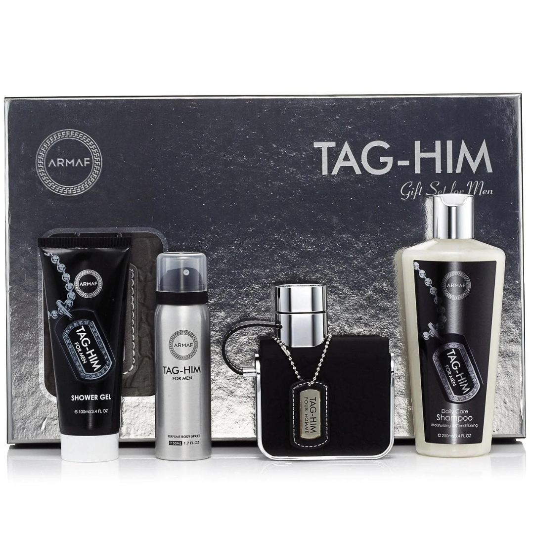Estuche Armaf Tag Him Hombre 4pzs 100ml Edp + Gel De Baño +shampoo + Desodorante