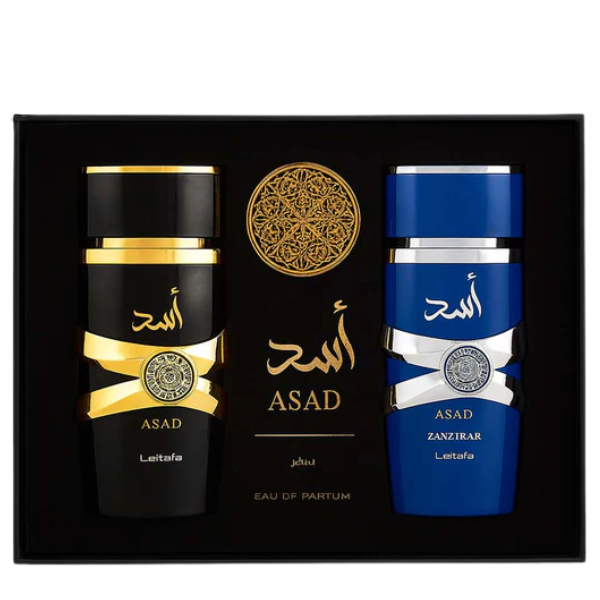 Estuche Asad Hombre 2pzs 100ml C/u Asad + Asad Zanzibar