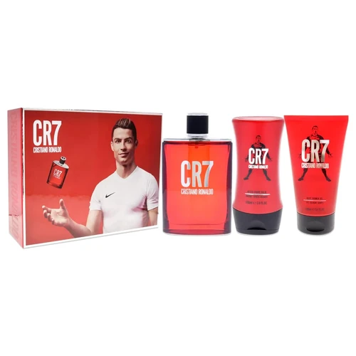Estuche Cristiano Ronaldo Cr7  Hombre 3pzs 100ml Edt + Gel De Baño + After Shave