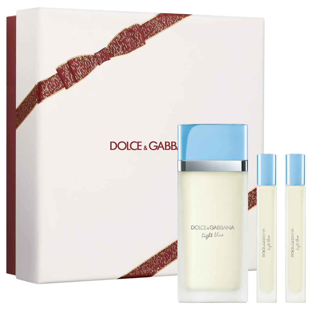 Estuche Dolce & Gabbana Light Blue Mujer 3pzs 100ml Edt + 10ml Edt 10ml edt