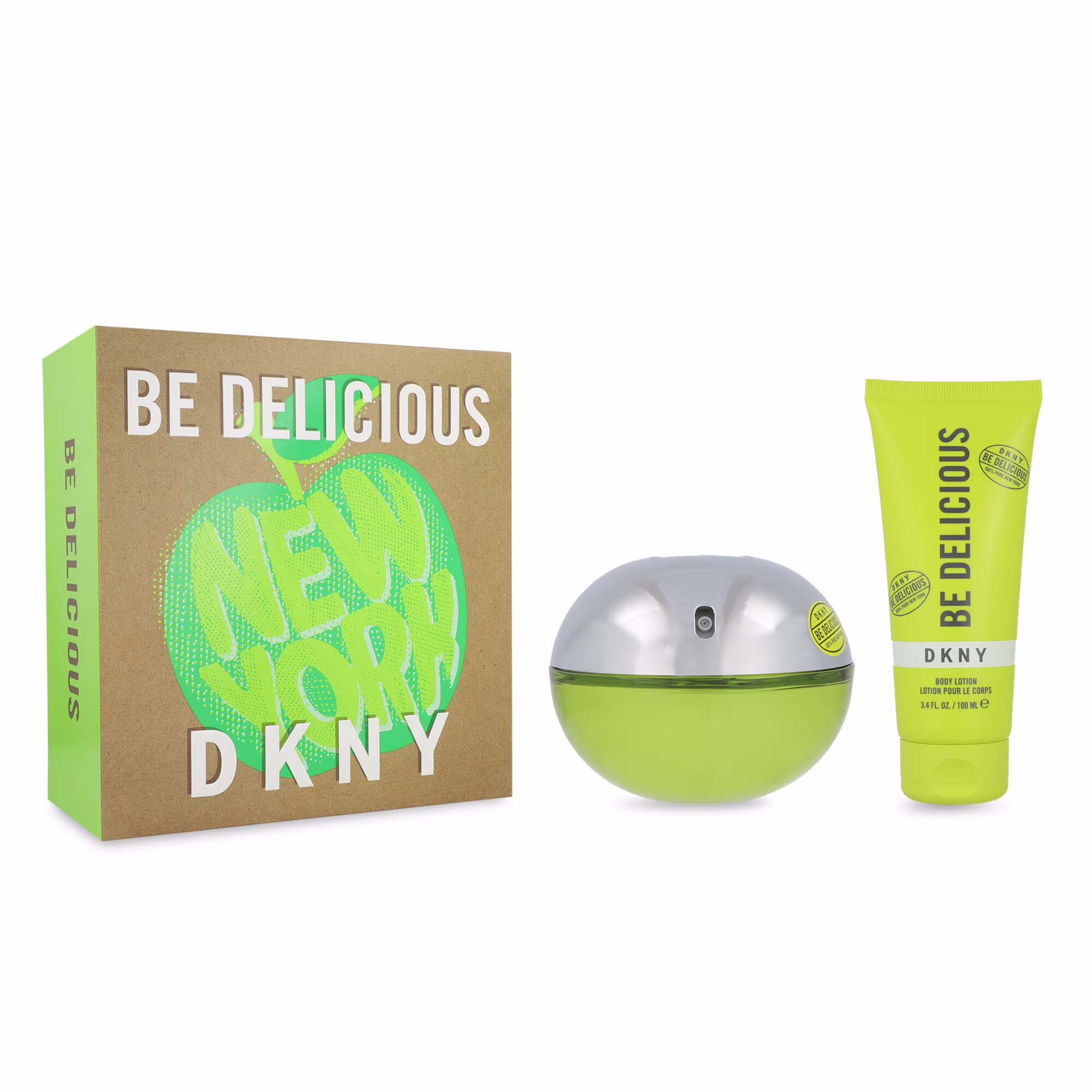 Estuche Donna Karan Be Delicious Mujer 2pzs 100ml Edp + Crema