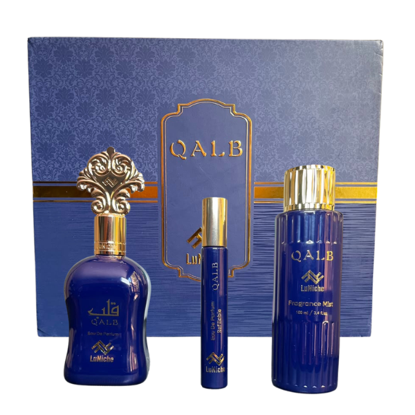 Estuche Luniche Qalb Unisex 3pzs 100ml Edp + 10ml Edp + Mist