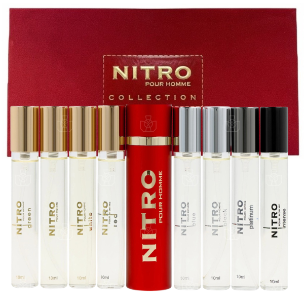 Estuche Nitro Unisex 8pzs Nitros Variados 10ml Cada Uno