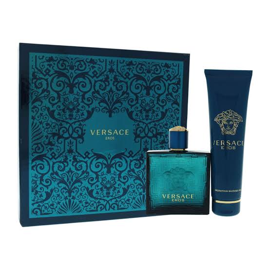 Estuche Versace Eros Hombre 2pzs 100ml Edt+shower Gel