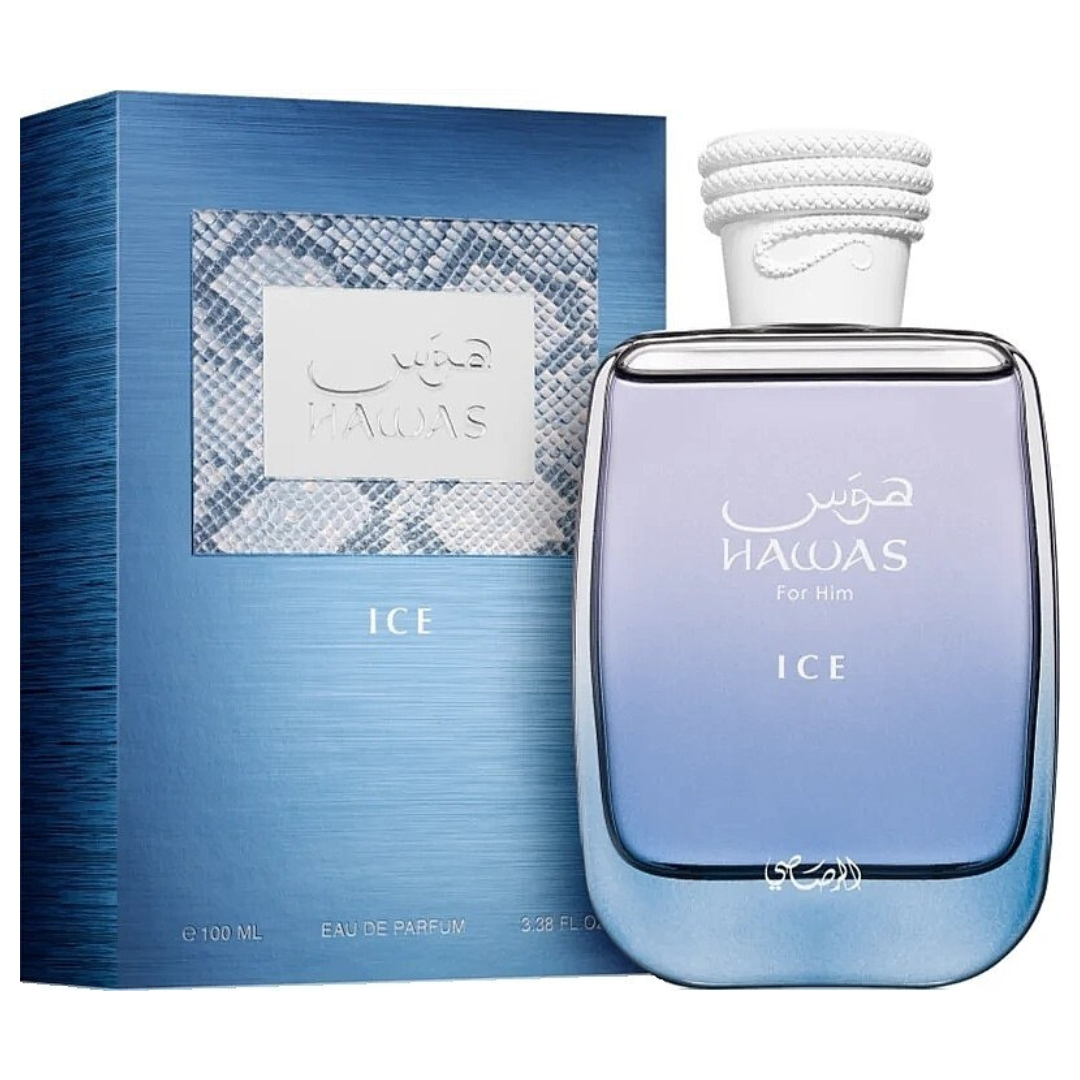 Rasasi Hawas ICE オードパルファム 100ml Hawas Ice Unisex 100ml Edp Rasasi - Essenza Perfumes