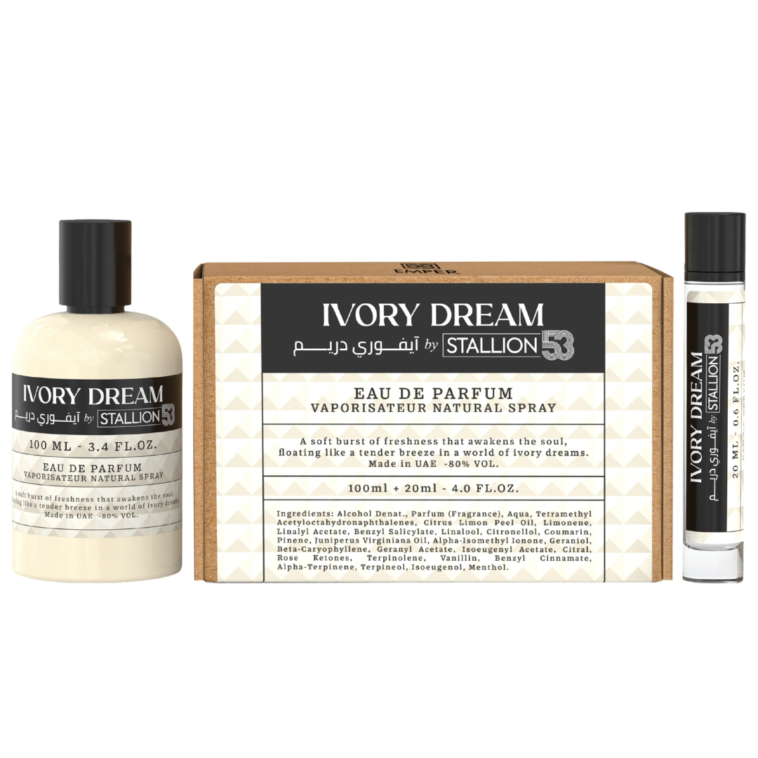 Ivory Dream By Stallion 53 Unisex 100ml Edp + 20 Ml Edp Emper