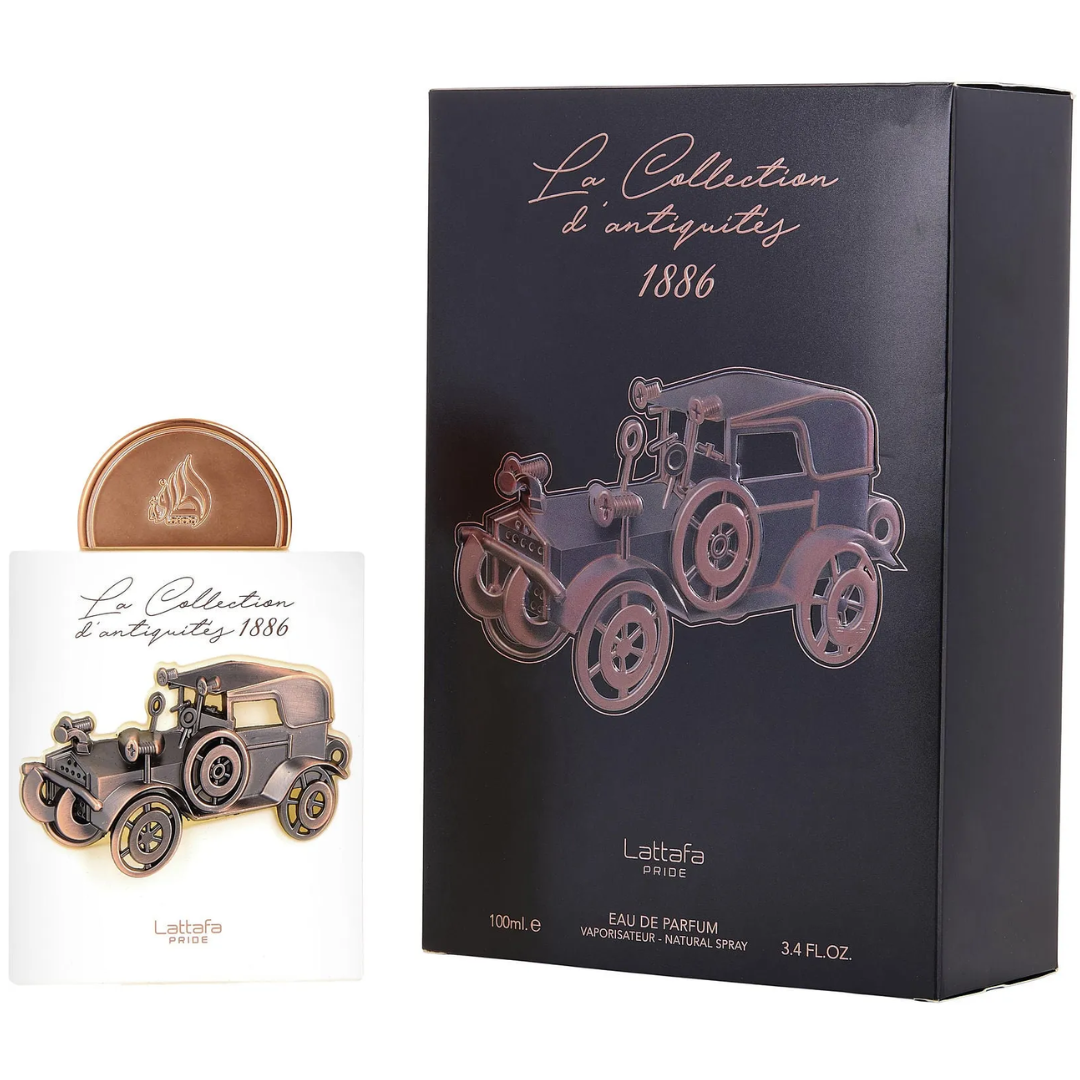 La Collection D Antiquites 1886 Vehiculo Unisex 100ml Edp Lattafa