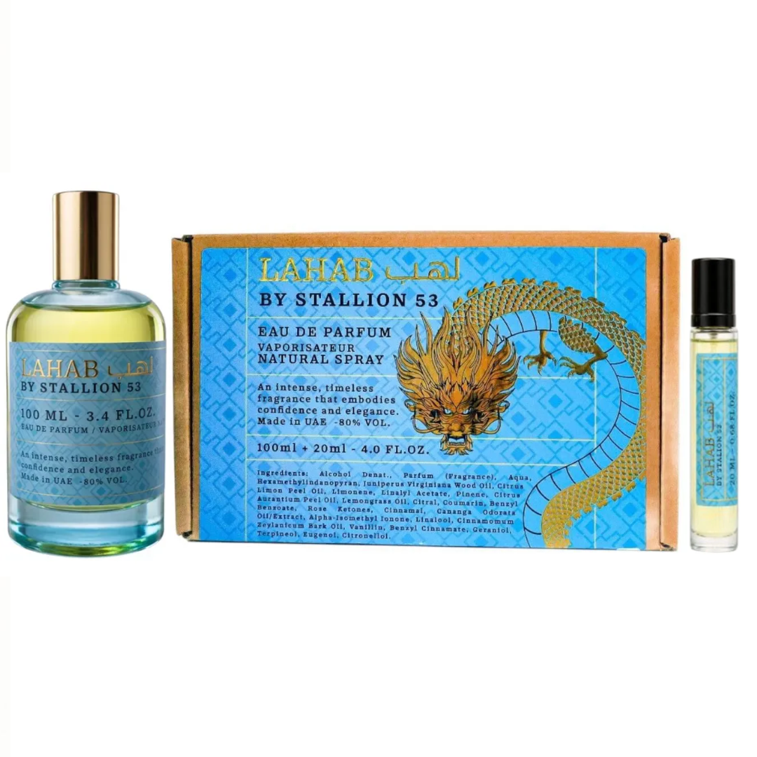 Lahab By Stallion 53 Unisex 100ml Edp + 20ml Edp Emper