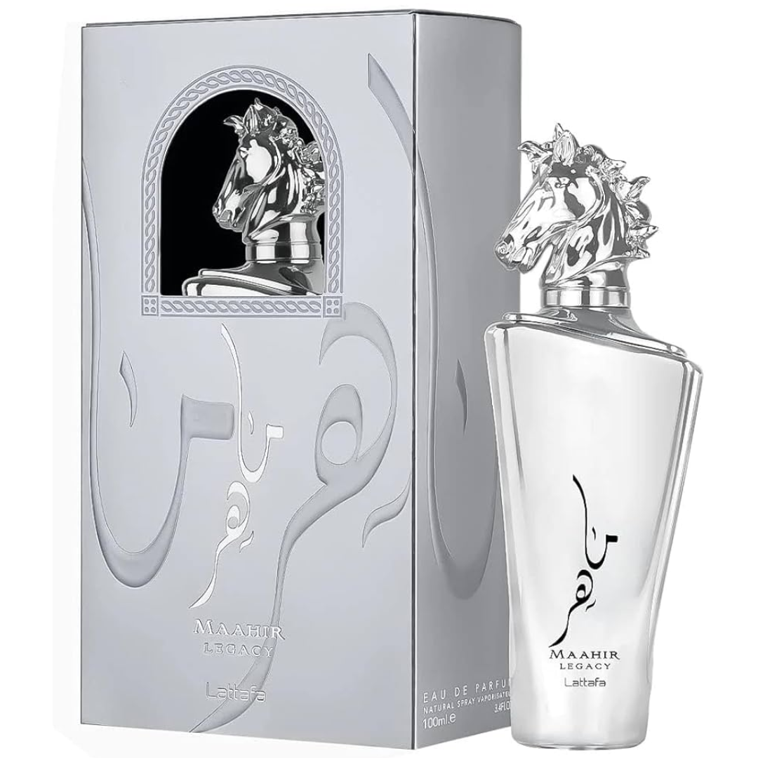 Maahir Legacy Silver Hombre 100ml Edp Lattafa
