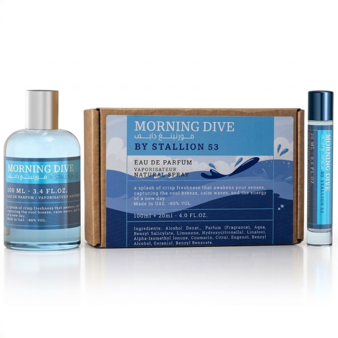 Morning Dive By Stallion 53 Unisex 100ml Edp + 20ml Edp Emper