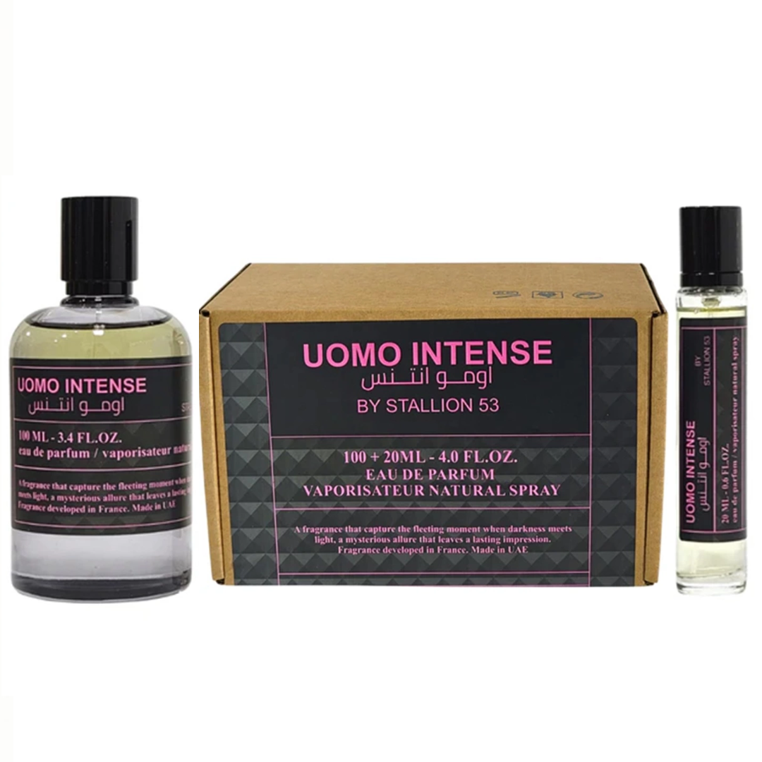 Uomo Intense By Stallion 53 Unisex 100ml Edp + 20ml Edp Emper