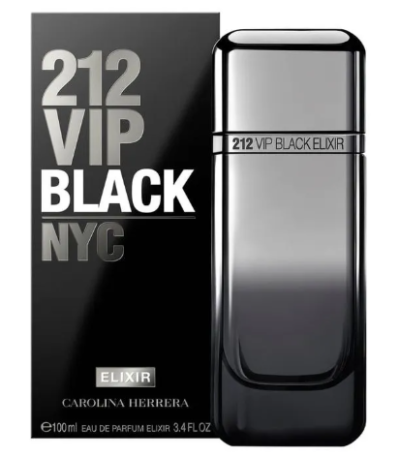 212 Vip Black Elixir Hombre 100ml Edp Carolina Herrera
