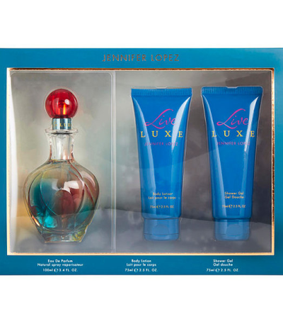 Estuche Jennifer Lopez Live Luxe Mujer 3pzs 100ml Edp + Crema + Gel De Baño