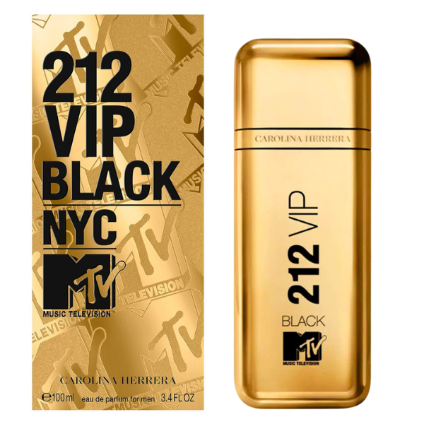 212 Vip Black Mtv Hombre 100ml Edp Carolina Herrera