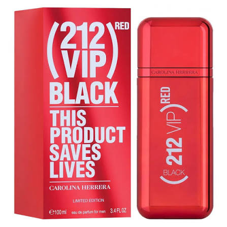 212 Vip Black Red Hombre 100ml Edt Carolina Herrera