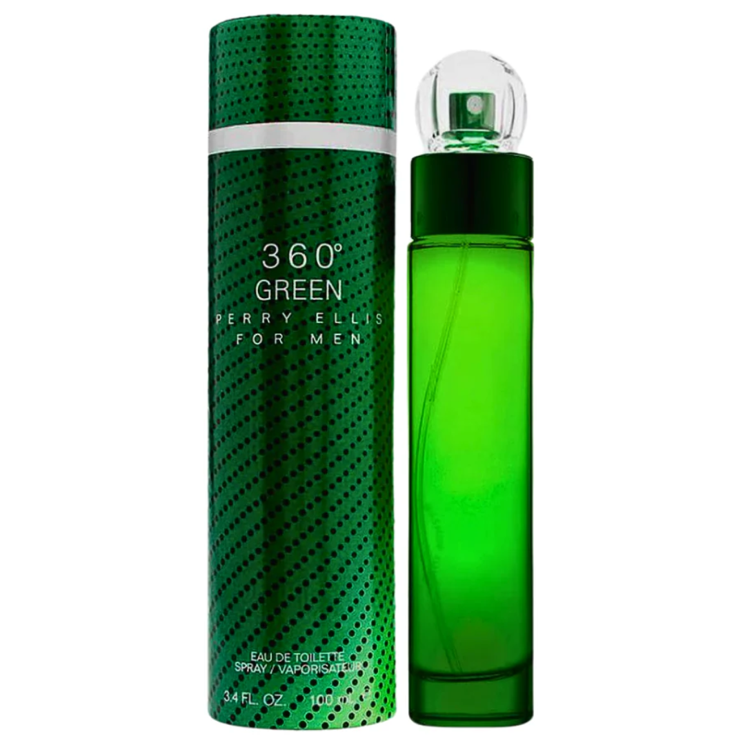 360 Green Hombre 100ml Edt Perry Ellis