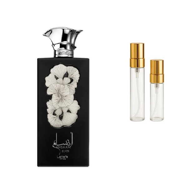 Decant Ansaam Silver Unisex Edp Lattafa · 10 ml
