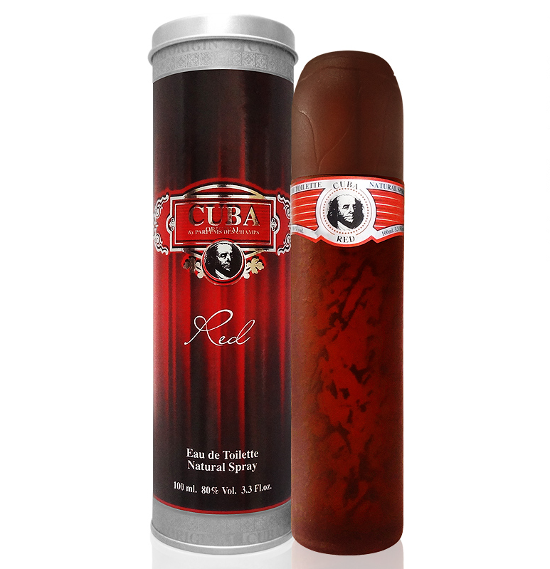 Cuba Red Hombre 100ml Edt Perfums Des Champs