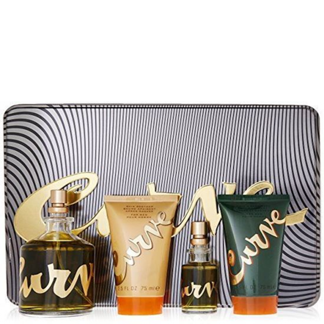 Estuche Liz Claiborne Curve Hombre 4pzs 125ml Colg + 7.5ml + Gel De Baño + After Shave