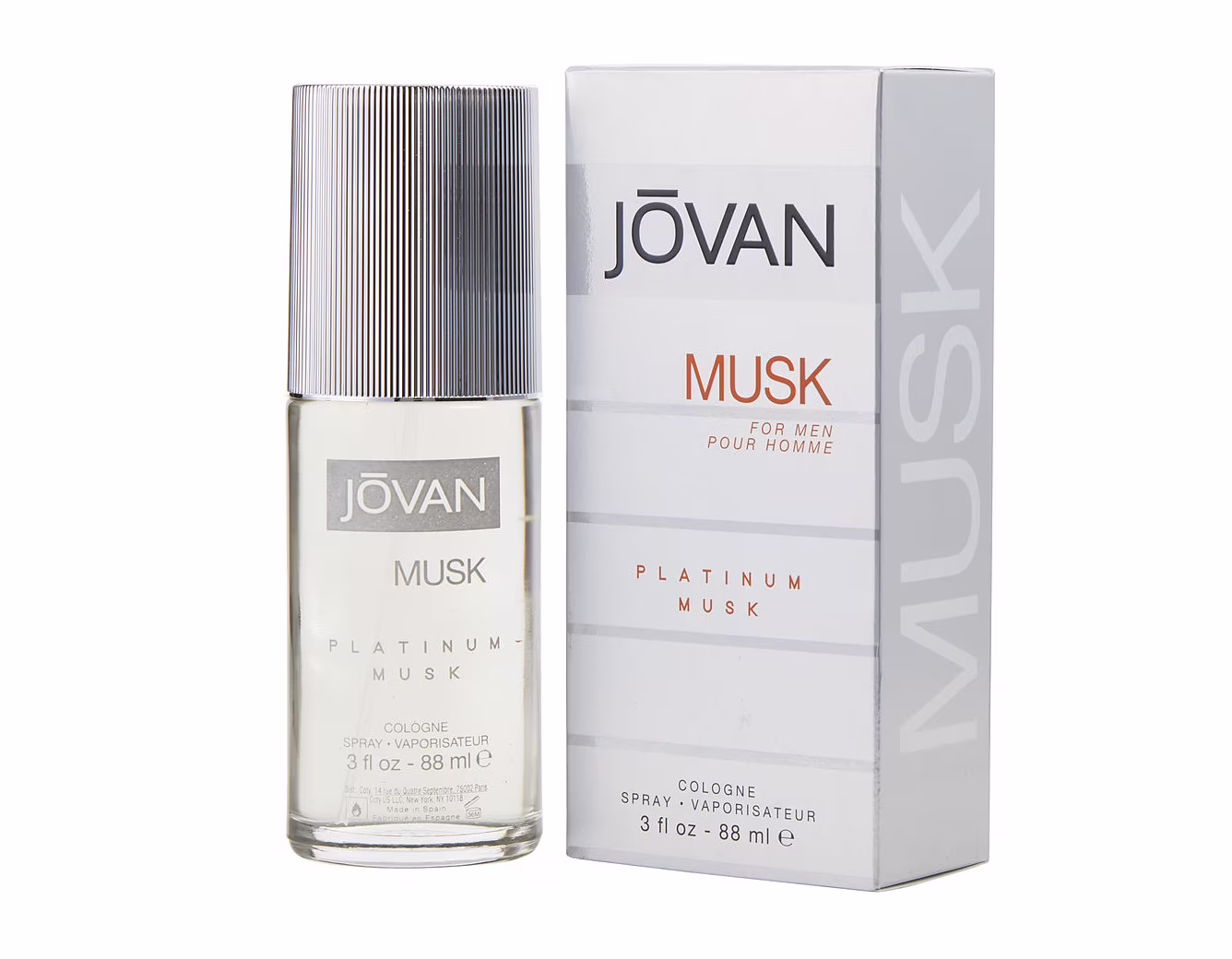 Jovan Musk Platinum Hombre 88ml Edc Jovan Musk