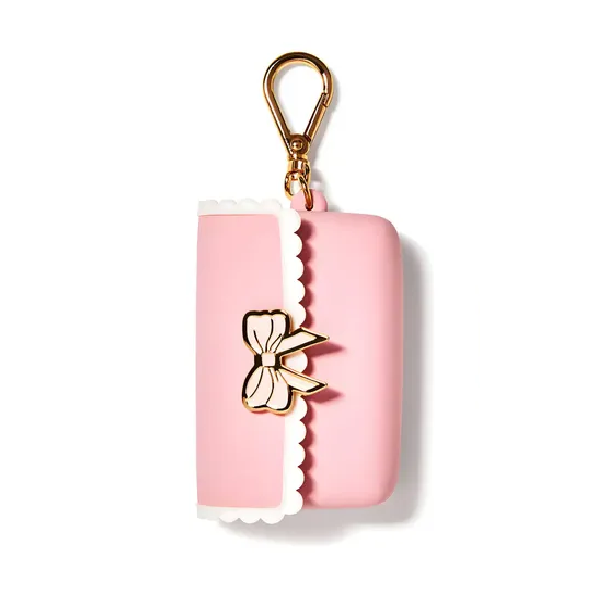 Porta Gel Antibacterial Bolsillo Carterita Rosada Bath & Body Works