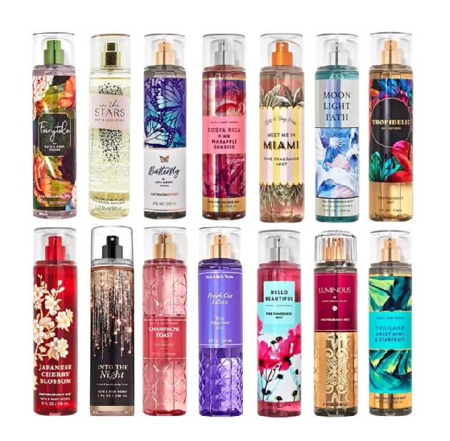 Splash Bath & Body Works 236ml Variedad De Fragancias