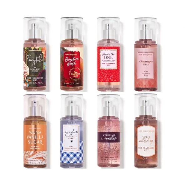 Splash Mini Bath & Body Works 75ml Variedad De Fragancias
