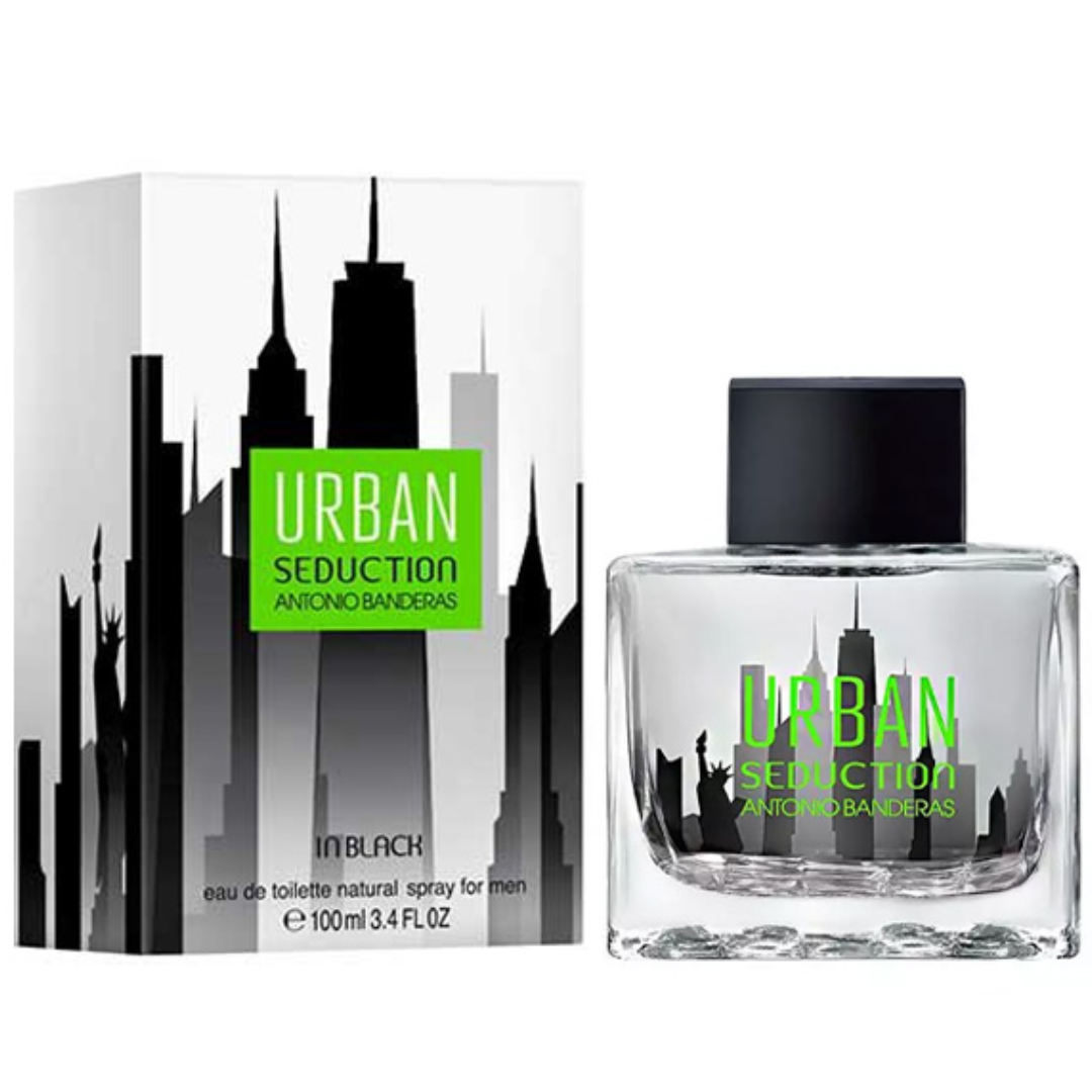 Urban Seduction In Black Hombre 100ml Edt Antonio Banderas